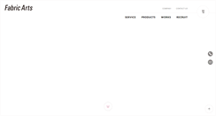 Desktop Screenshot of fabric-arts.co.jp